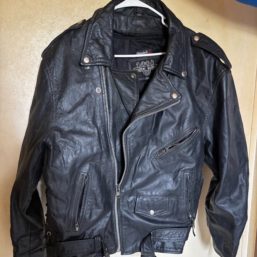 Leather Gallery Motorcycle Jacket XXL